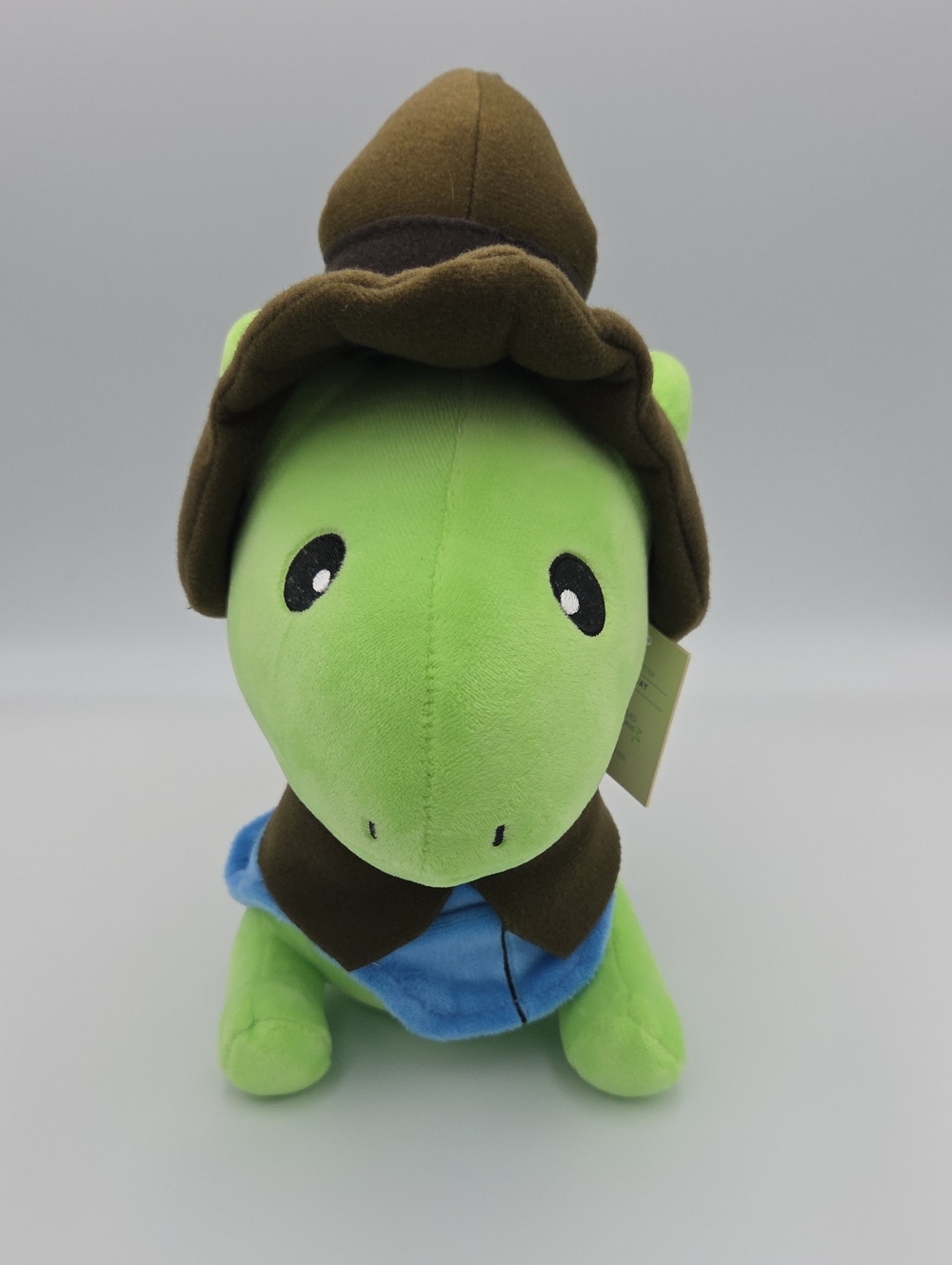 Makeship Green Wizard Goblin Plush with Brown Hat Stuffed Animal NWTs